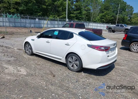 2016 Kia Optima Hybrid from USA, damaged, VIN KNAGN4AD6G5099104